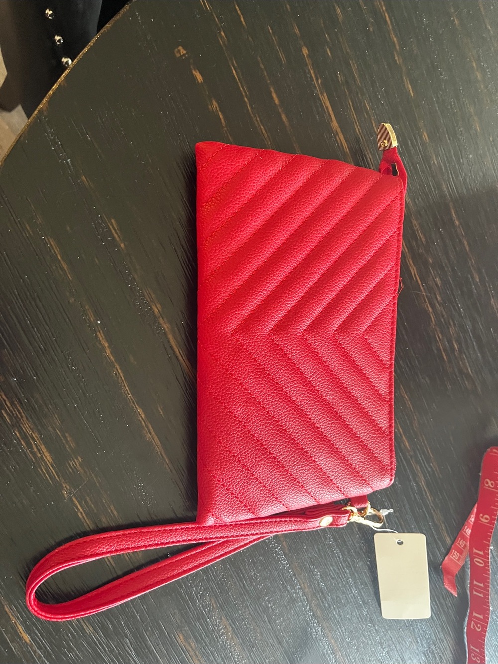 Red Wristlet.